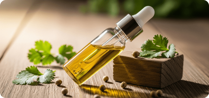 coriander oil benefits