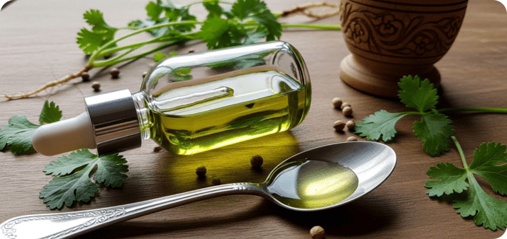 coriander oil benefits