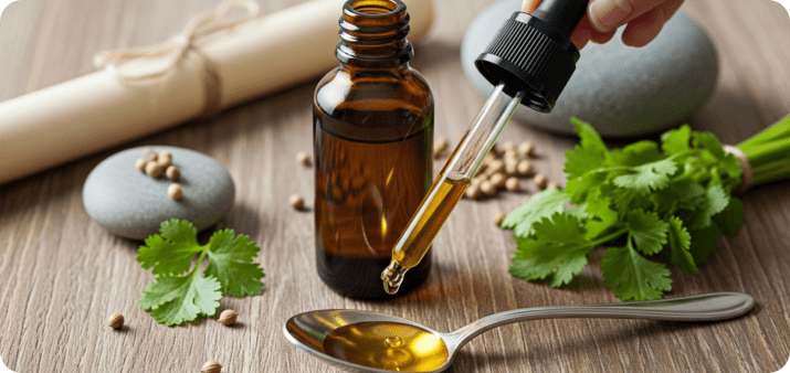 coriander oil benefits
